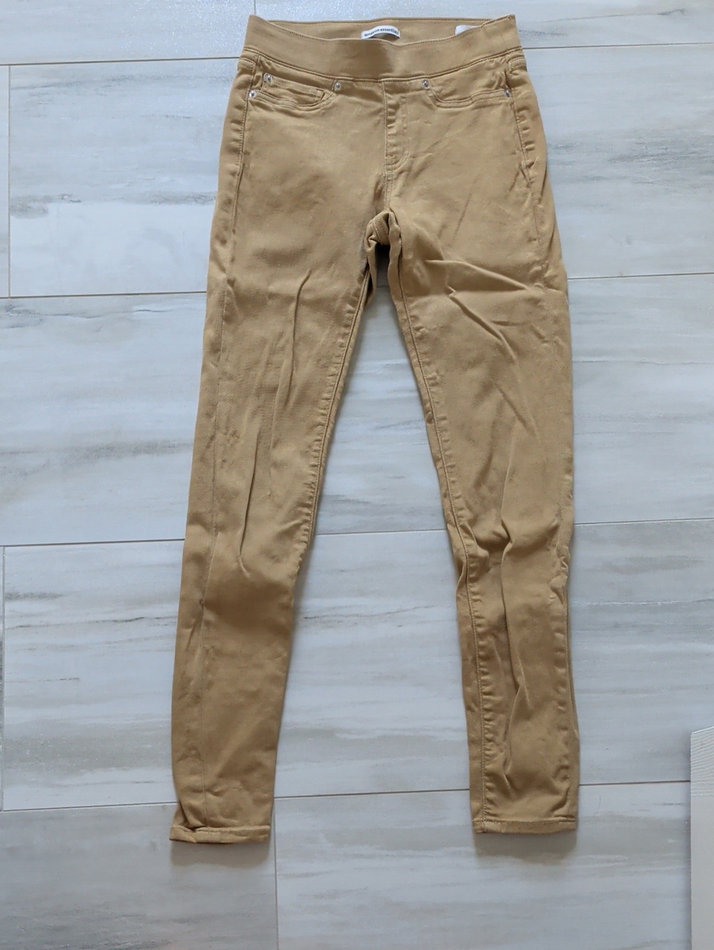 Jegging Pants in Camel Brown